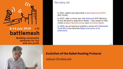 Evolution of the Babel Routing Protocol