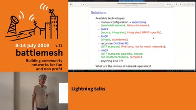 Lightning Talk: Network Autoconfiguration