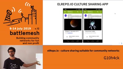 elRepo.io - culture sharing suitable for community networks