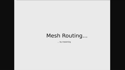 A simulator for sketching mesh net routing algorithms