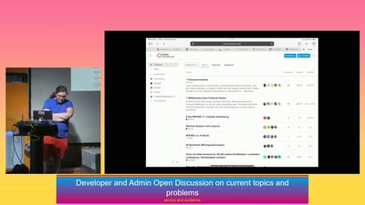Developer and Admin Discussion